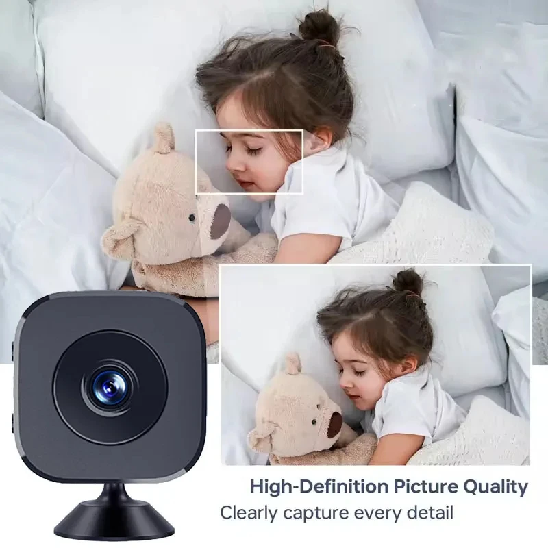 Camera WiFi Wireless Remote Monitoring Camera 6K Mini Security Camera Children and Pets Night Vision Surveillance Smart Home 5