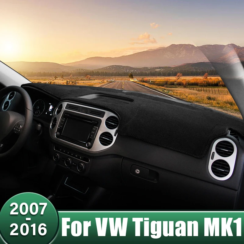 

Car Dashboard Cover Avoid Light Anti-Slip Pads For Volkswagen VW Tiguan MK1 5N 2007 2008 2009 2010 2011 2012 2013 2014 2015 2016