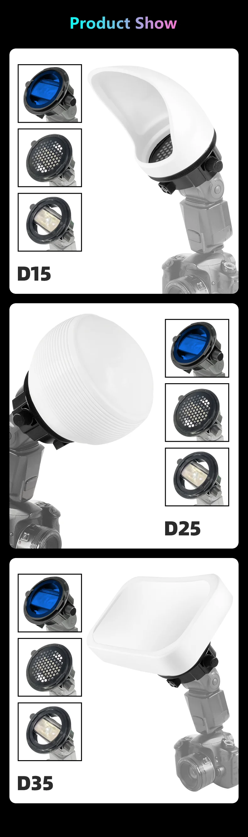 Blitzdiffusor Dome Bounce Softbox für Godox V1 V850iii TT685 V860 YONGNUO YN600EX-RT II – Detail 15