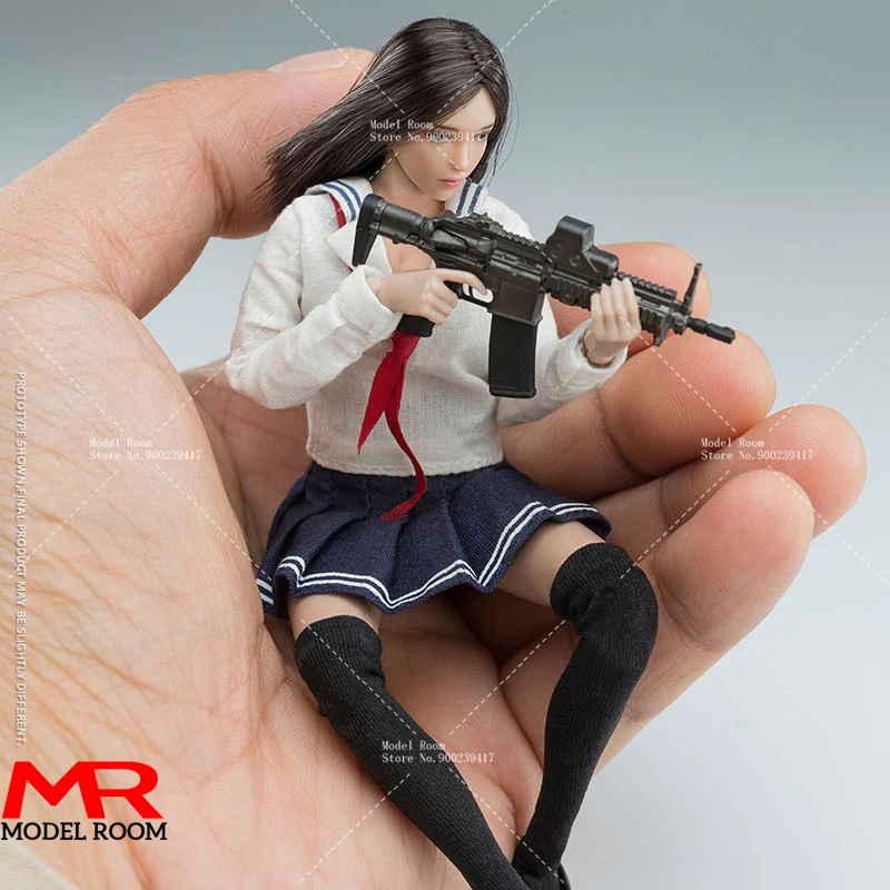 

VERYCOOL VCF-3001 1/12 Campus Gun Girl Action Figure Model 6-inch Female Soldier Figurine Full Set Collectible Toy