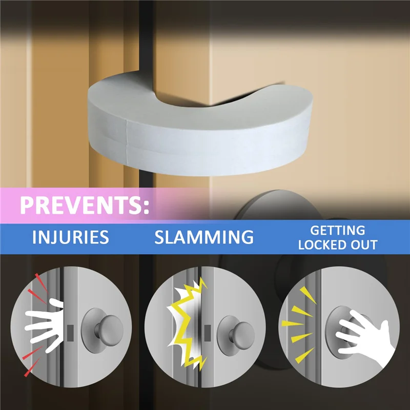 Safety Door Stopper EVA Anti-pinch Door Block 2PCS for Newborn Furniture Protection Card Stopper Security Foam door stopper,silicone door stopper,door stopper bumpers,door finger pinch guards