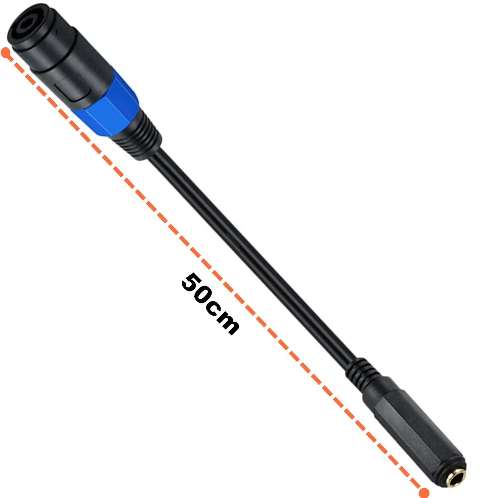 Speakon to 1/4 TS  6.35mm   Ŀ ̺, Ŀ   6.5, 0.5m