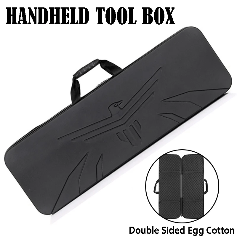 Handheld Tool Box Outdoor Lightweight Fishing Gear Boxes Portable Tactical Box Large Capacity Hardware Tool Storage Boxes