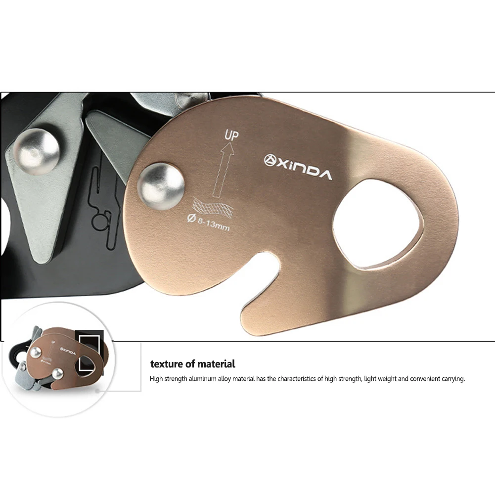 Self-Locking Climbing Descender 3