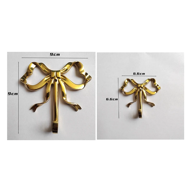 

Bow Hook Single Hanger Gold Coat Hooks Bow Shaped Wall Hook Wall Hanging Coat Hook Bathroom Wall Hook Easy To Use