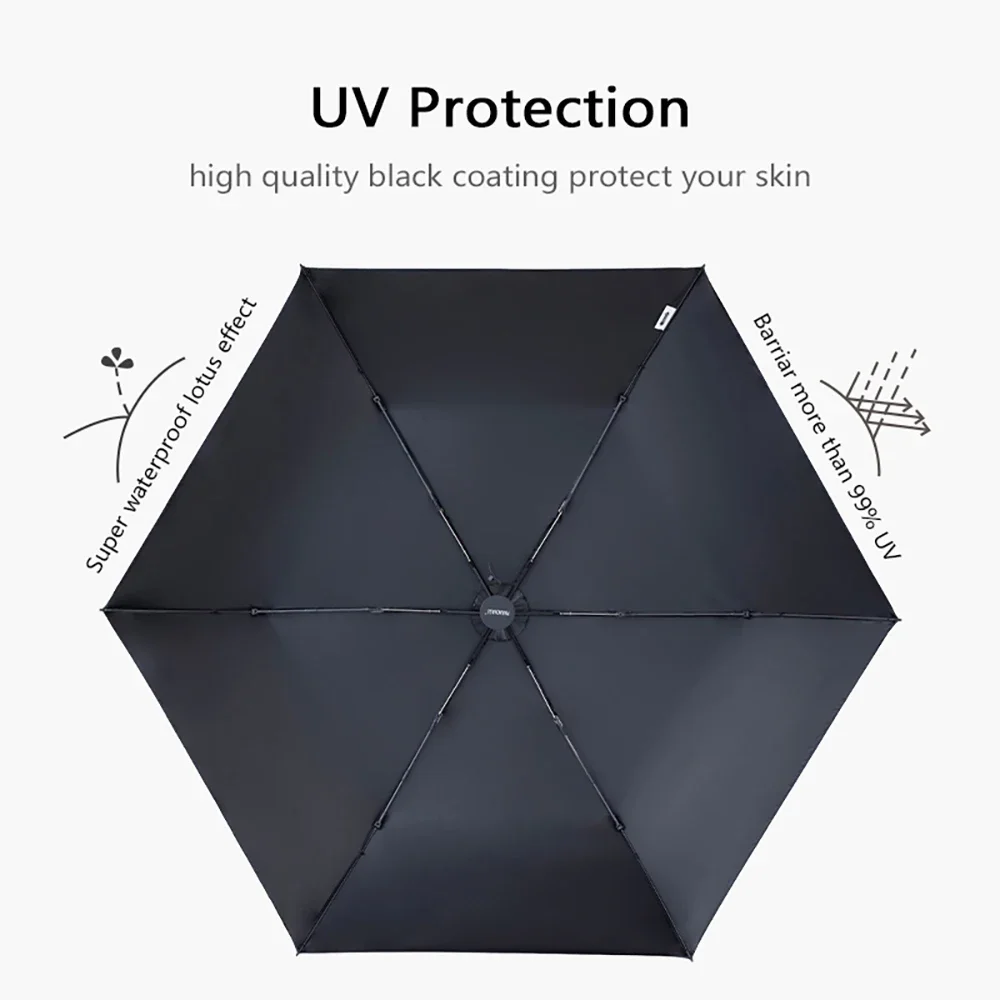Parachase Folding Umbrella Rain Women Men Ultralight Portable Travel Japanese Umbrella Windproof 6K Mini Clear Paraguas