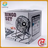Bingo Machine Portable Durable Reusable Friend Home Party Entertainment Game Family Party Accessories Outdoor Camping Equipment 1