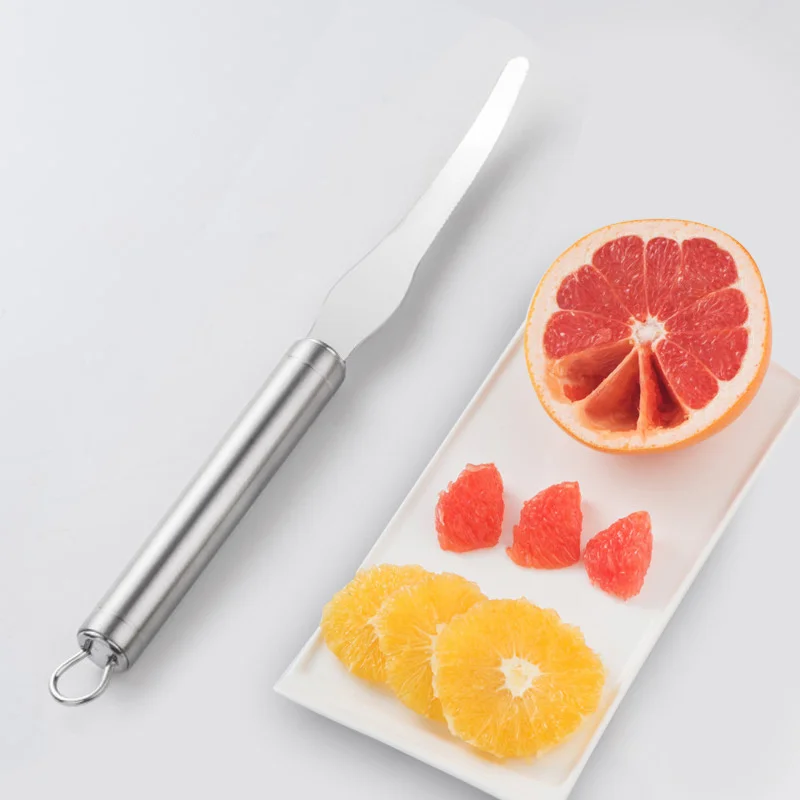 Stainless Steel Orange Peeler Orange grapefruit knife Multipurpose Citrus Lemon Cutter Grapefruit Meat Picker Kitchen Tool