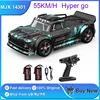 14301 MJX Hypergo 1/14 RC Racing Car Brushless 4WD 55km/h Remote Control Cars High Speed Drift Free Shipping 14303 14302 Boy toy 1