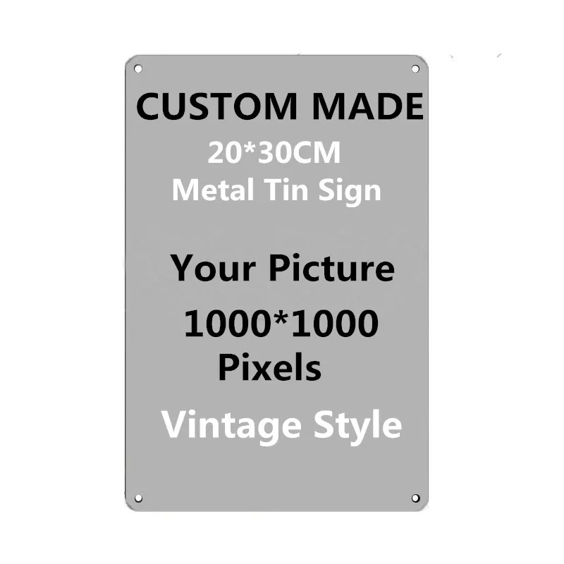 RetroMetalTinplateCustomizeMetalPosterPaintingVintageTinSign