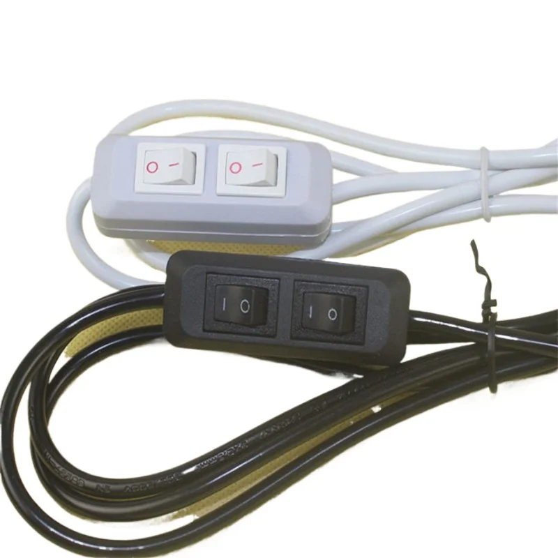 

Кнопка управления с двумя лампами, черный и белый двухпереключатель, 23 нестандартного трехжильного шнура питания, особый штекер