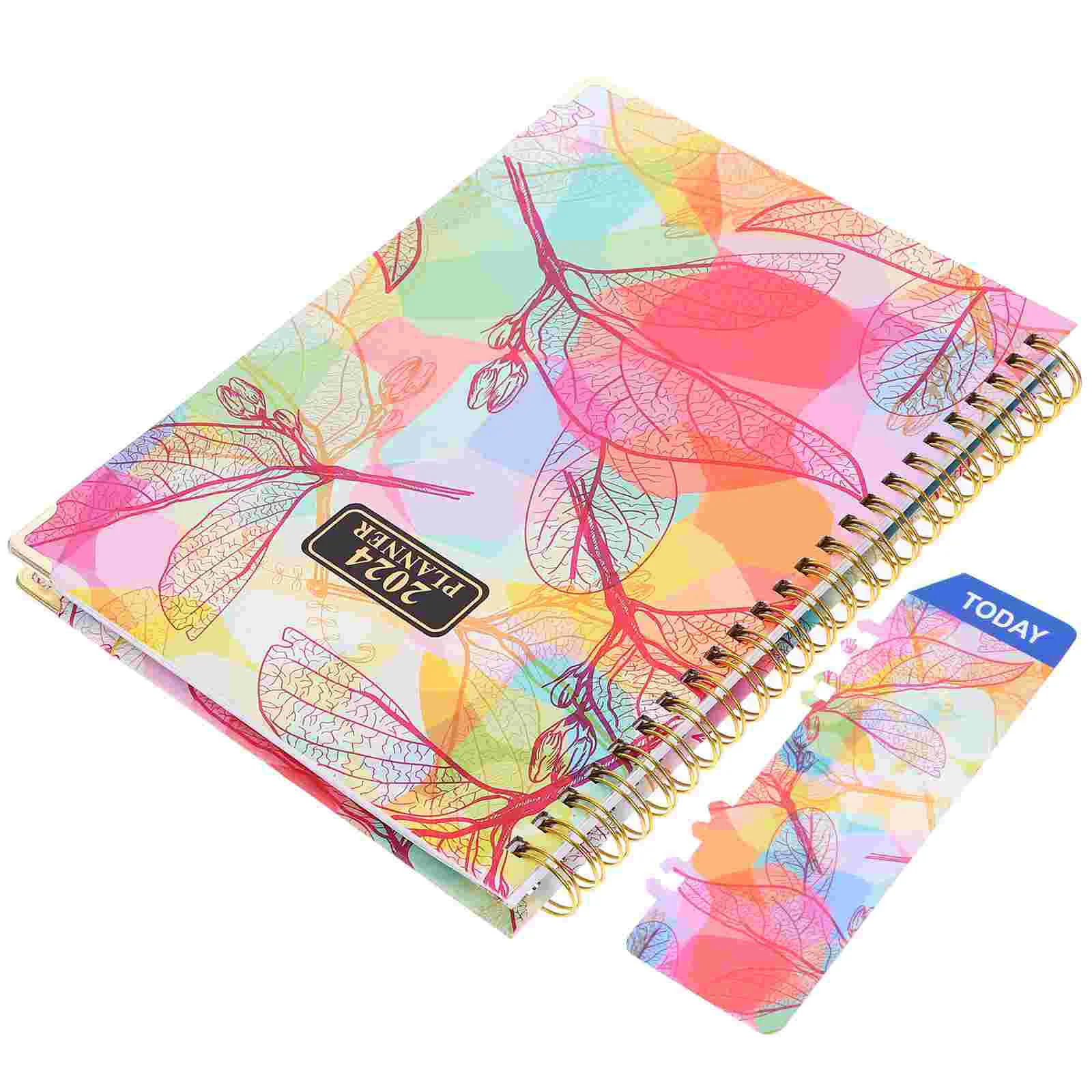 Portable Notebook Student Planner Book Office Note Book Spiral Binding Planner Organizer