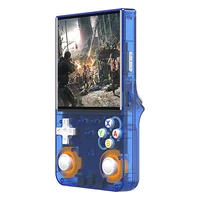 R36 Ultra 2025 Open Source R36S Video Game Console Linux System 4.0 Inch IPS Screen Portable Pocket Video Player 64G best Games - BLue 64GB