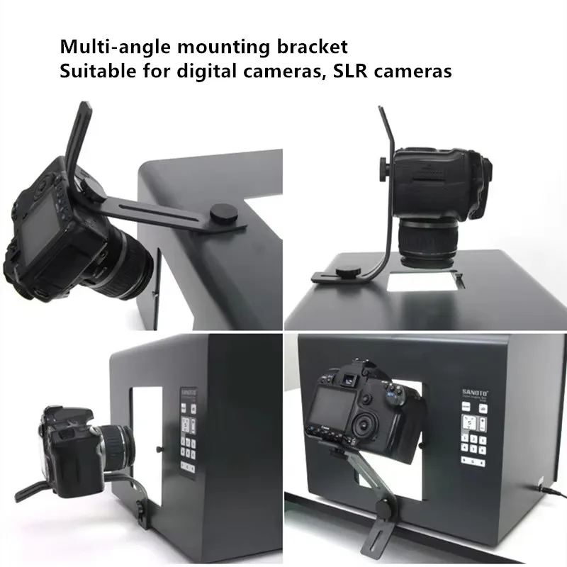 SANOTO Photography Studio Photo Light Box Jewelry Foto LED Softbox Dimmable Lightroom Tabletop Shooting Tent Lightbox