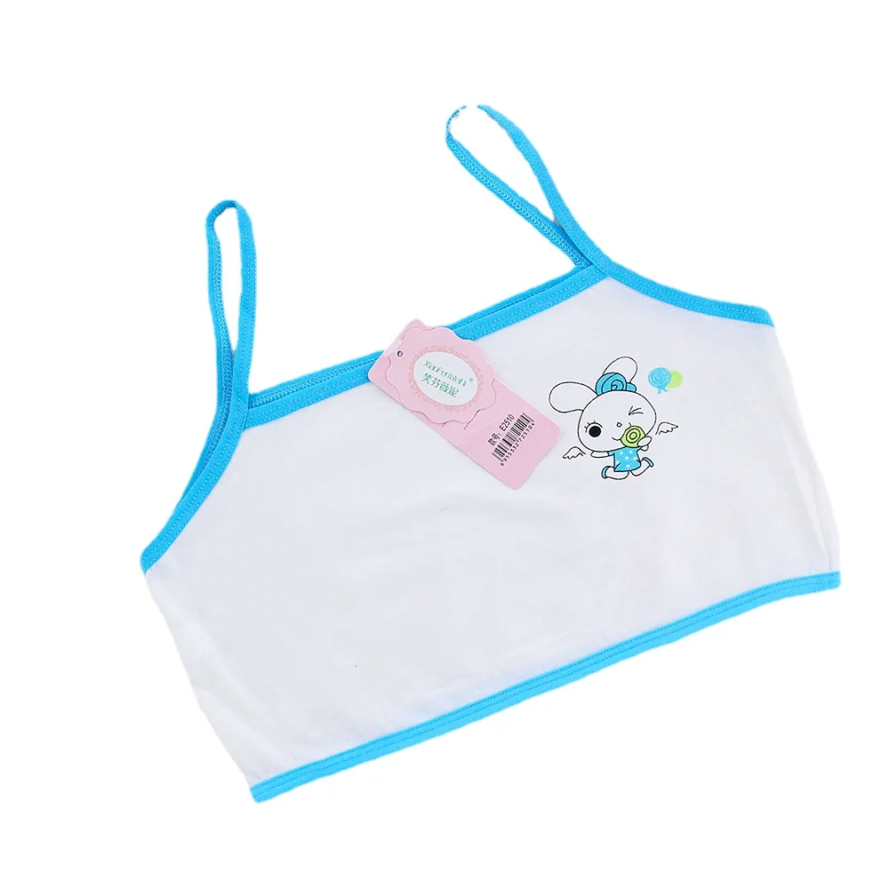 3pc/Lot Girls Teenage Underwear Children Cotton Young Training Bra Kids Teens Puberty Crop Top 7-14 Years training bra cotton bra crop top