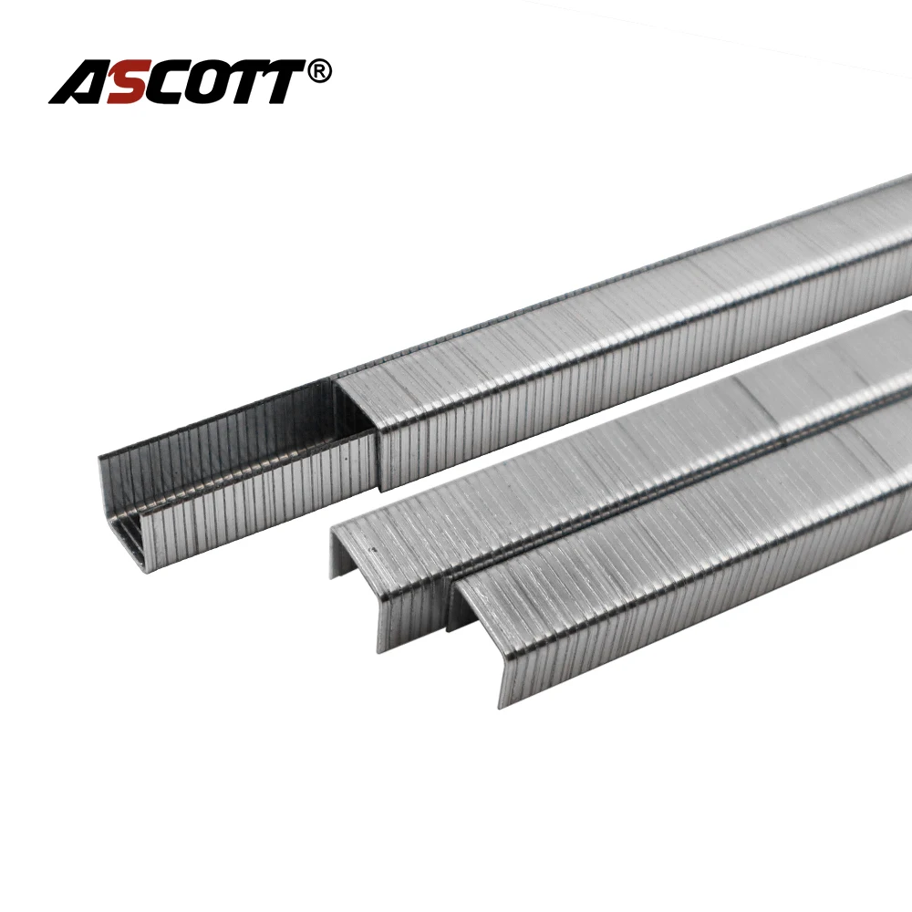 1000Pcs 20GA 스테이플 11.2mm 크라운 손톱 10/13/22mm U 자형 네일 건 손톱 가구 스테이플 실내 장식 목공 압정