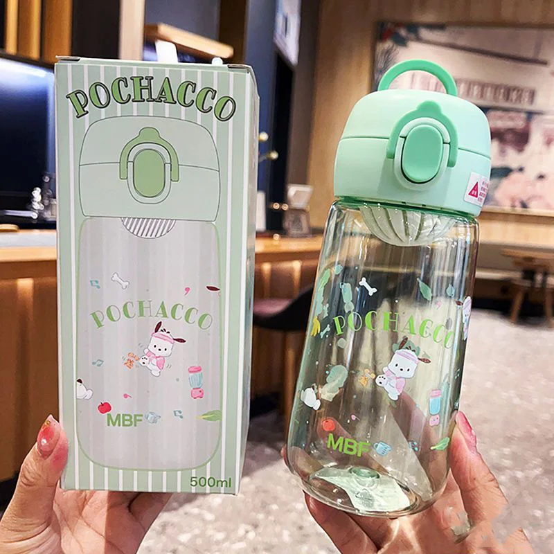 

Kawaii Sanrio Direct Drinking Water Cup Hello Kittys Accessories Cute Cartoon Anime Plastic Portable Handy Mug Toy for Girl Gift