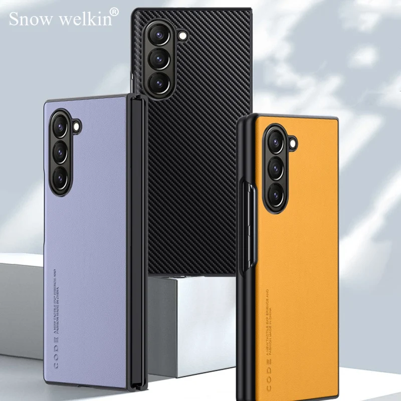 For Samsung Galaxy Z Fold 5 Rugged Case with Metal Cover Stand