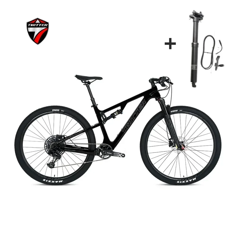 TWITTER OVERLORD M6100-12S Carbon MTB Full Suspension Hydraulic Disc Brake - Image 2
