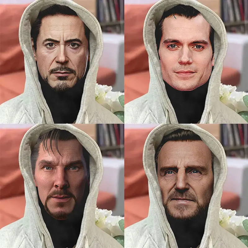 3D Printed Pattern Stephen Strange Elastic Mesh Masks Cosplay Super Heros Funny Full Face Mask Party Props Balaclava Headcovers