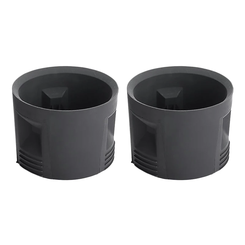 2X New Black Car Cup Holder Insert Expander Drink Rack Fit for Tesla