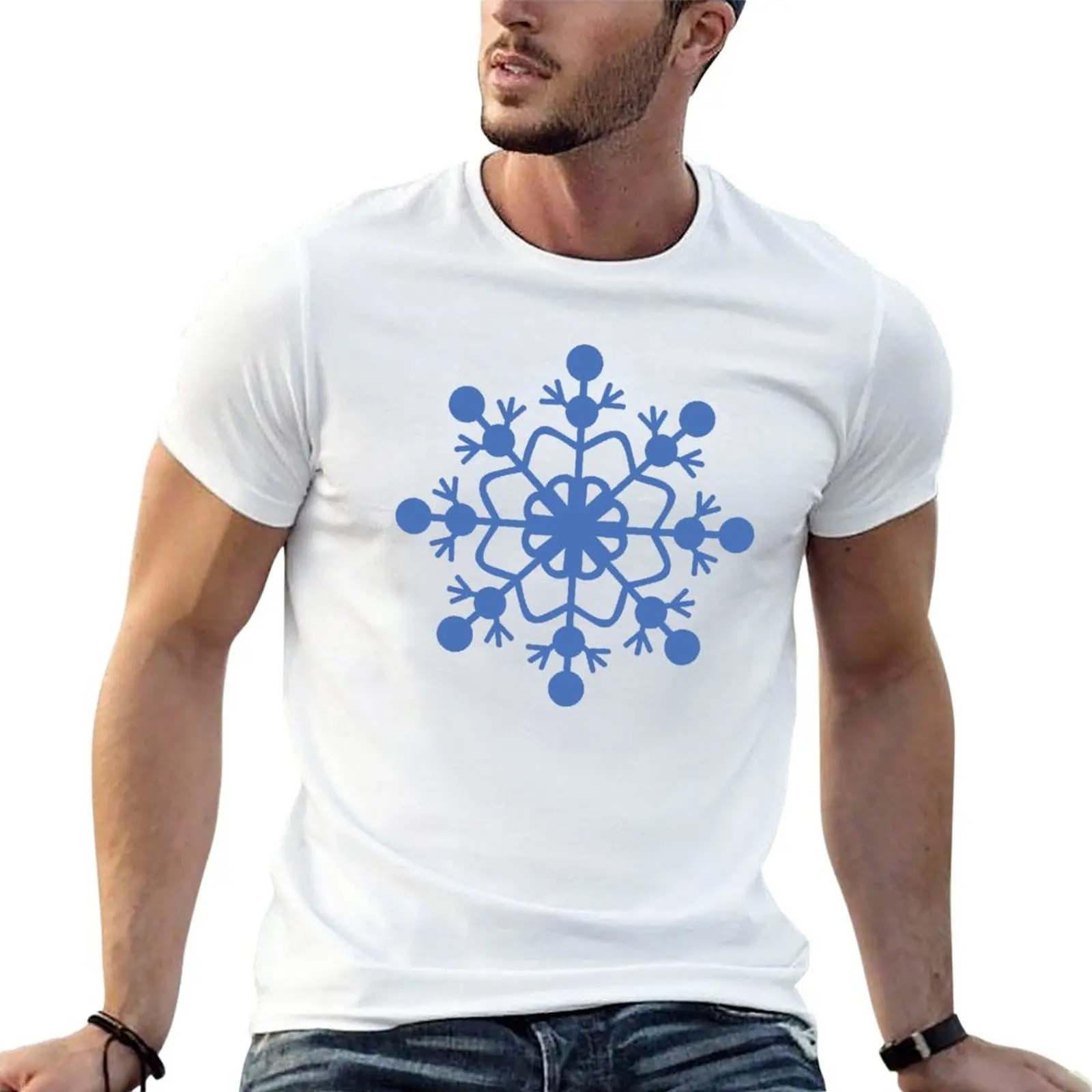 

New Christmas Is Approaching Santa Snowflakes Gift T-Shirt tops t-shirts man slim fit t shirts for men