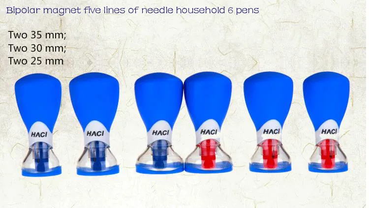 The new five lines of needle Bipolar magnet needle six household cupping acupuncture cupping device magnetic therapy