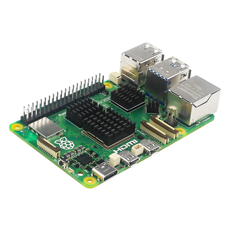 4Pcs Raspberry Pi 5 Heatsinks Aluminum Alloy Passive Cooling Customized CPU Cool