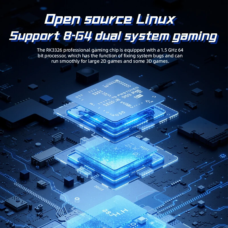 DC40V Retro WIFI Handheld Game Console 4000mAh 4.0Inch IPS Screen Portable Pocket Video Player 128GB Open Source Consoles DC35V