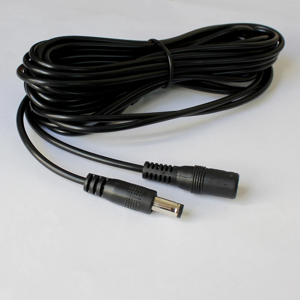 รูปสินค้า สายแยกไฟ DC ขนาด 5.5x2.1 มม. ยาว 5 เมตร สำหรับ LED และกล้อง