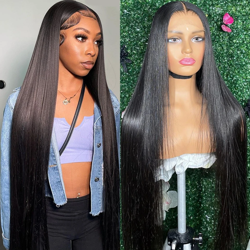 Premium Straight Lace Front Wig - Bone Straight Human Hair