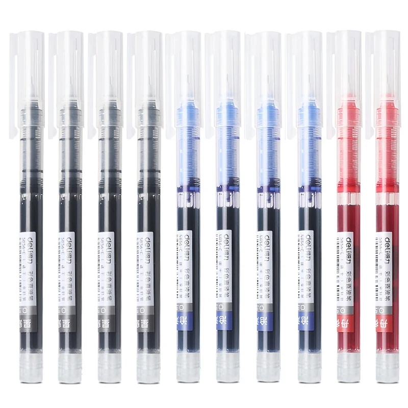 Vibrant Gel Pen Set - 10 Assorted Colors for Smooth Writing and Collectible Stationery Gifts