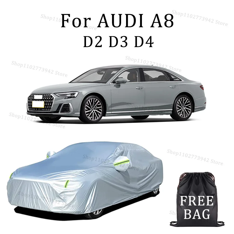 Waterproof Black Car Cover For Full Exterior Sunshade