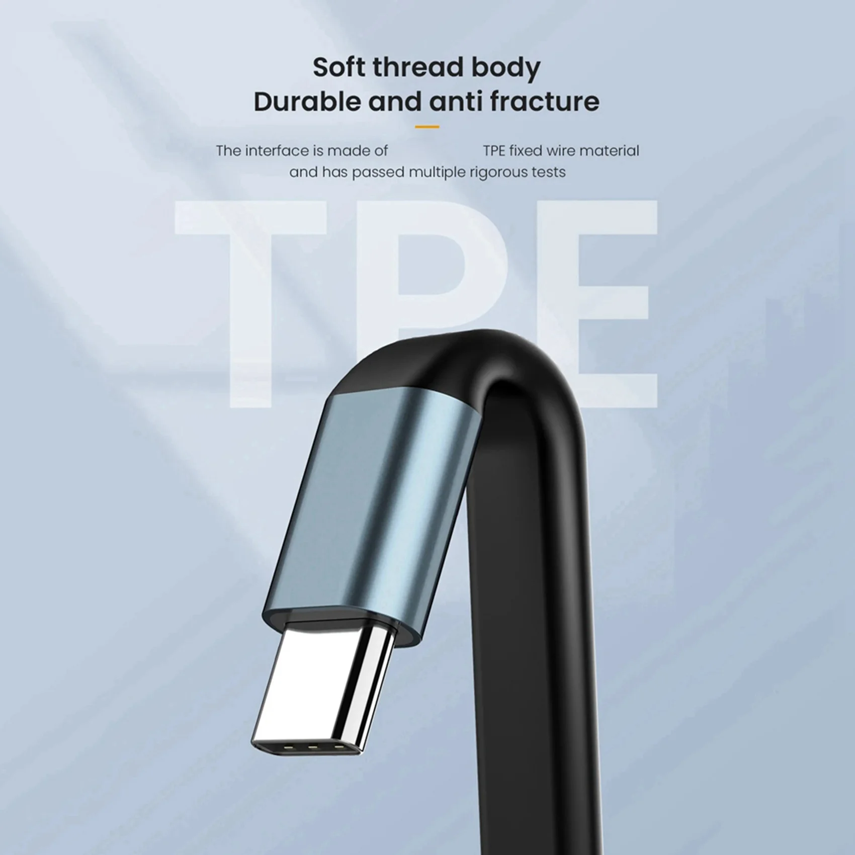 2X PD65W USB Type C to Type-C Cable Mini Keychain Portable 3A Fast Charging Type-C Short Data Cable for Devices