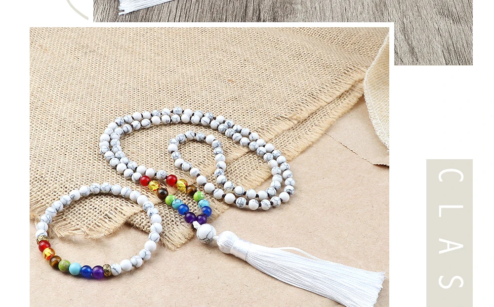 Yoga and Chakra Necklace Set 