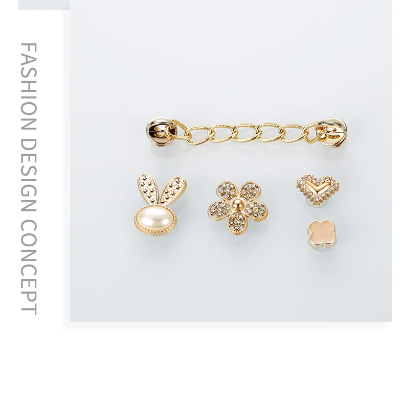 10 Stück modische Schuh-Charms-Schnallen zum Selbermachen, Strass, Blumen, Sandalen, Zubehör, Perlen, Garten, Schuhdekorationen, Sets für Frauen, Geschenke – Detail 7