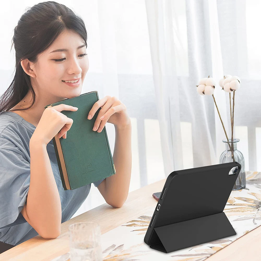 Premium Tri-Fold Magnetic Flip Stand Tablet Cover - 8.3 inch