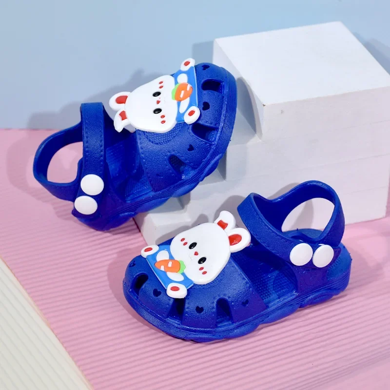 Cartoon Child Sandals Summer Anti Slip Boy Beach Shoe Infant Toddler Walking Shoe Soft Sole Girl Baby Shoes