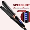 Professional Beauty Hair Tools Hair Straightener Curler Flat Iron Negative Ion Infrared LED Display Hair Straighten Curling Iron 3