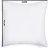 Throw Pillow Insert Premium Soft Cotton Euro Square Decorative Pillow Core Set For Bed Decor Sofa Couch 45x45cm 5
