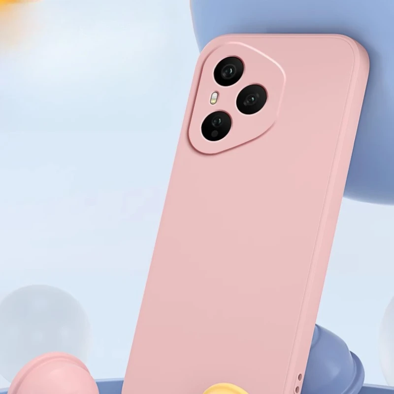 Liquid Silicone Matte Shockproof Bumper Case with Strap - Durable Back Cover s