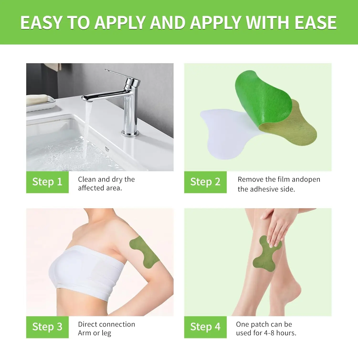 Thin Arm Slimming Patches Lazy Arm Fat Burning Heating Hot Compress Slimming Massage Firming Lose Weight Stickers 72/36/12/6Pcs