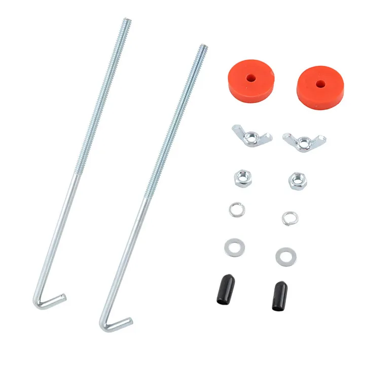 Battery Tie Down Bracket 200mm 250mm SET Iron Universal Auto Battery Mount Holder