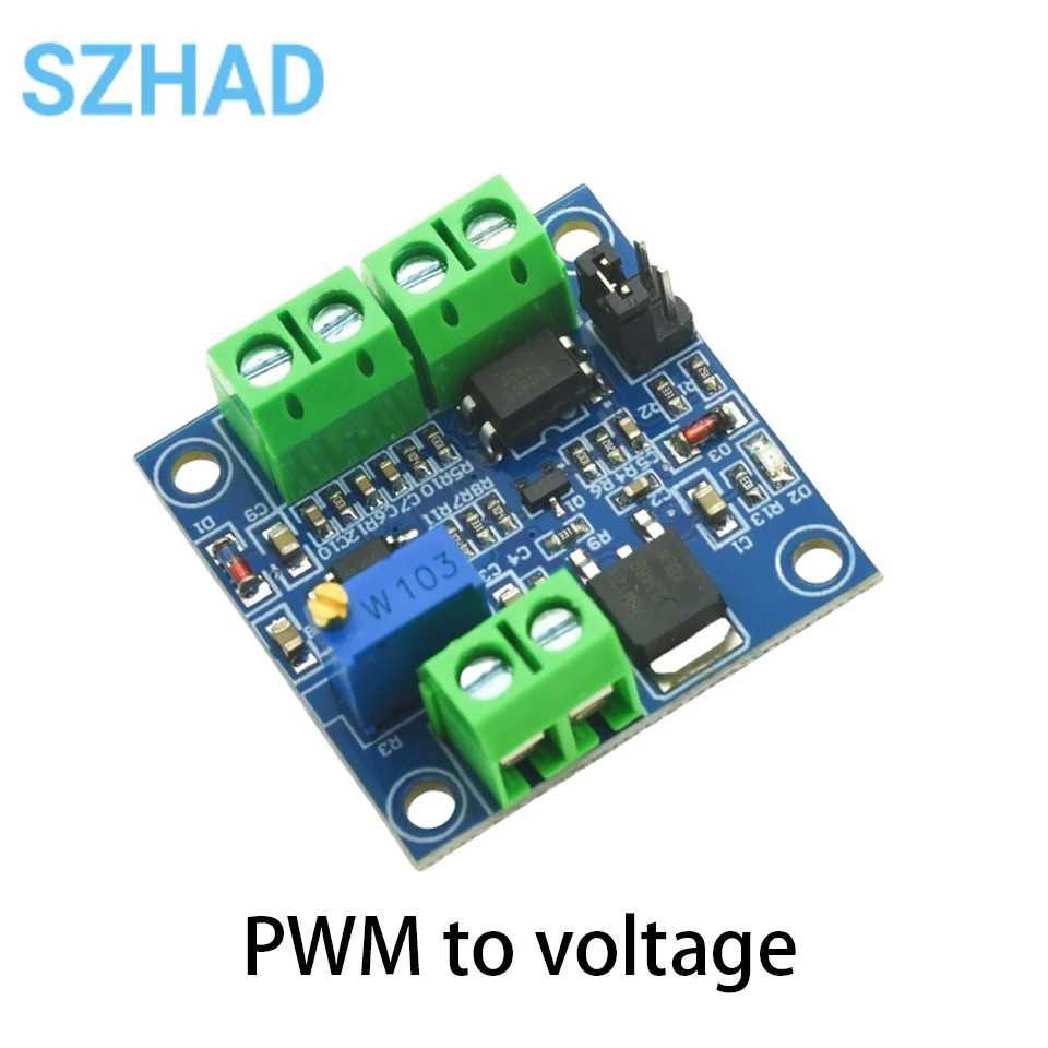 Adjustable PWM to 0-10V Voltage Converter Module for Digital to Analog Signal Conversion