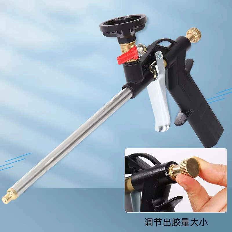 Polyurethane Mounting Spray Sealant Foam Gun Foaming Jet GlueGun Insulation Caulking Tool for House caulking tools,caulking gun,sealant tool kit