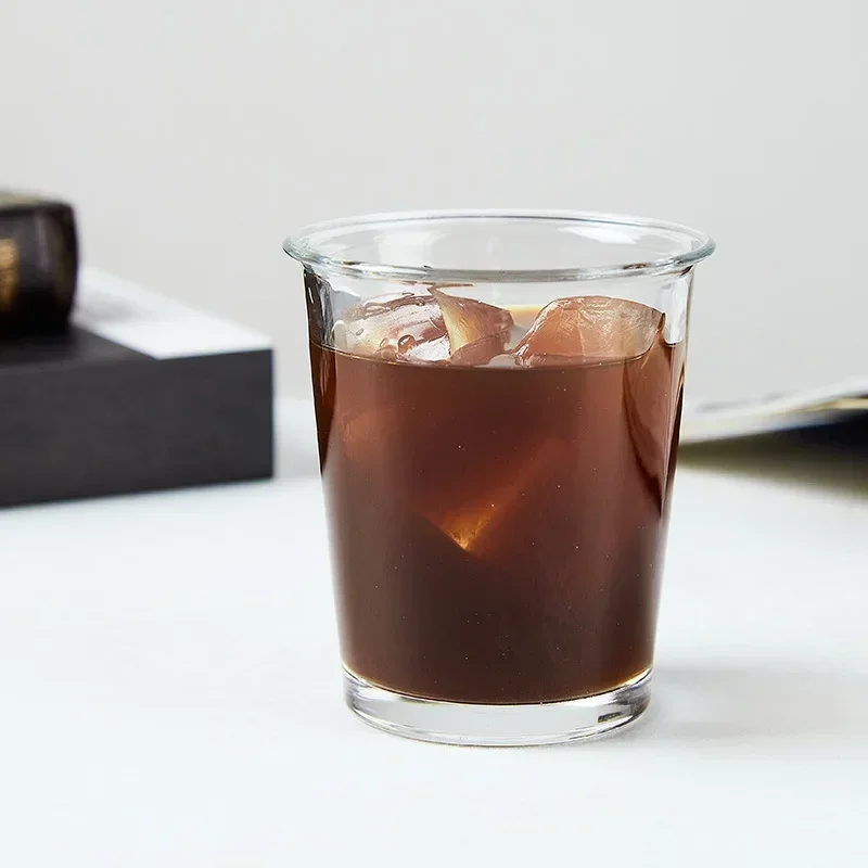 Description Picture 4 of itemCoffee Cup Curled Latte Cups Household Glass Drinkware Juice Milk Simple Mug Transparent Water Bottles Glassware Cups Coffeeware