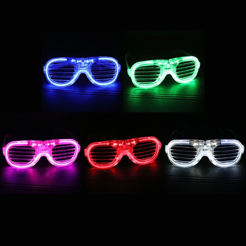 

Q0KB LED Flashing for Head Glowing Glasses for Play in the Dark Shiny Kids Night