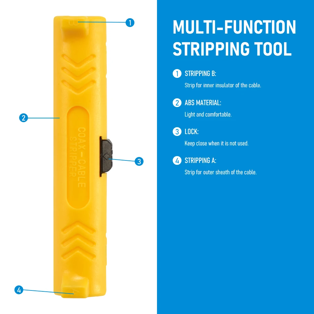 Advanced Electric Wire Stripper and Cable Cutter Tool