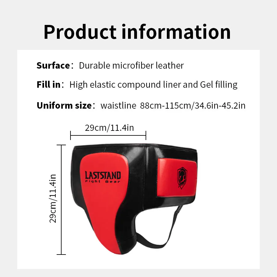 Professional boxing training competition men's high protection crotch protection Muay Thai Sanda abdominal