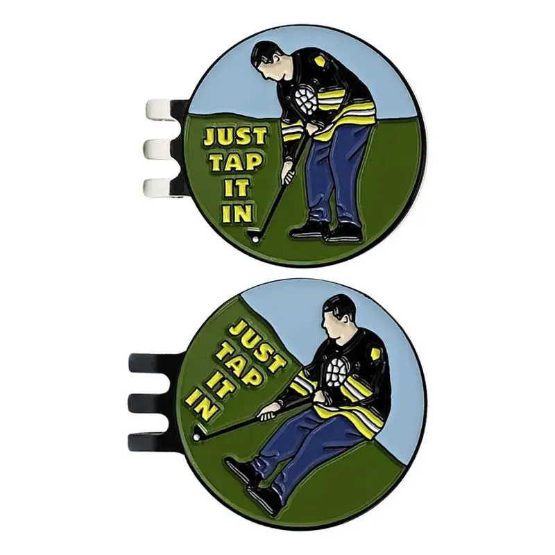 Golf Marker Ball Position Golf Hat Clip Funny Magnetic Metal Golf Clips Golf Gift Accessories Supplies Drop Shipping 5